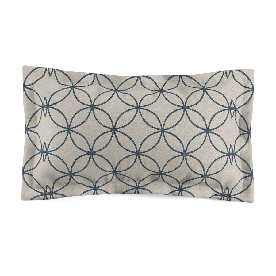 Ellison Collection- Elegant Geometric Microfiber Pillow Sham - Creations by Chris and Carlos
