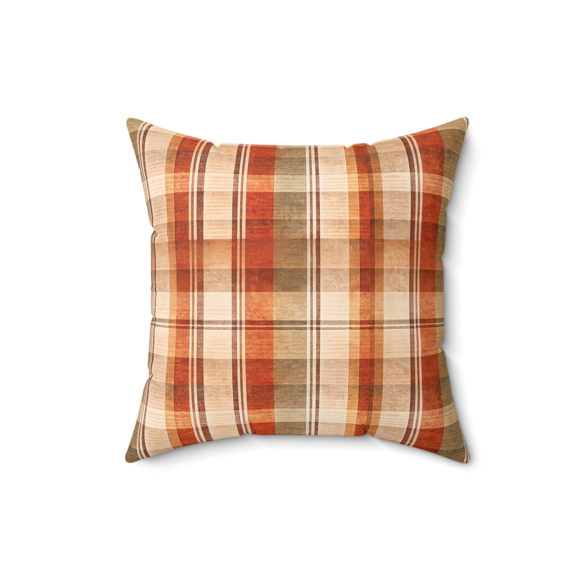 Old Soul Harvest™ Heirloom Plaid Throw Pillow - Throw Pillow from Old Soul Harvest Campfire Circle