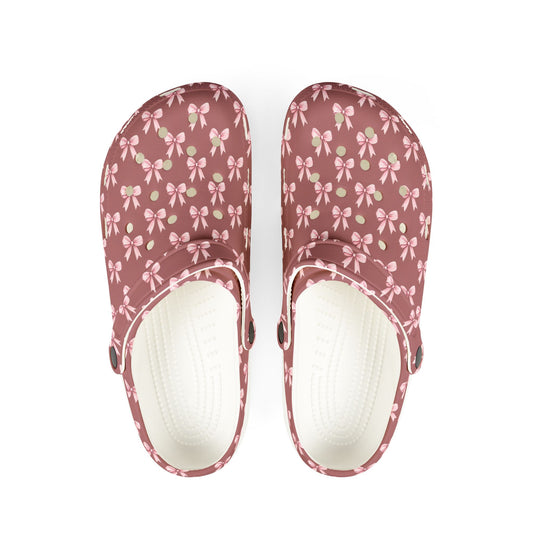 Floral Pink EVA Foam Clogs — Comfortable Garden-Style Slip-On Shoes - Creations by Chris and Carlos