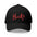 Embroidered Hacks Cap - Stylish Closed-Back Hat, Gift for Trendsetters, Baseball Cap, Summer Accessory, Unisex Headwear