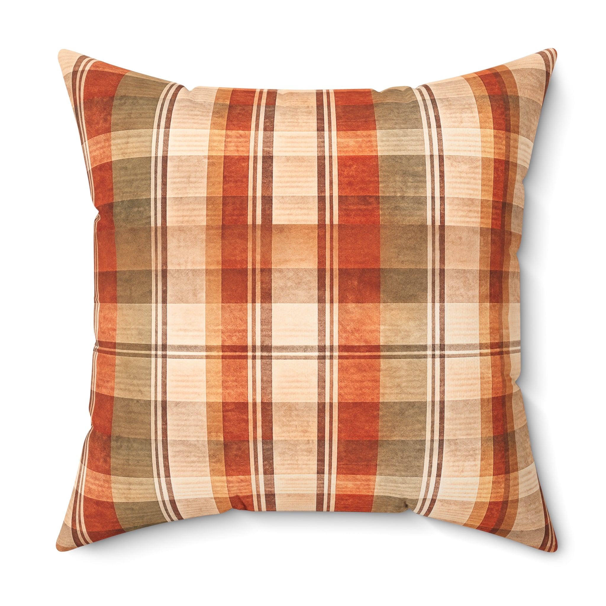 Old Soul Harvest™ Heirloom Plaid Throw Pillow - Throw Pillow from Old Soul Harvest Campfire Circle