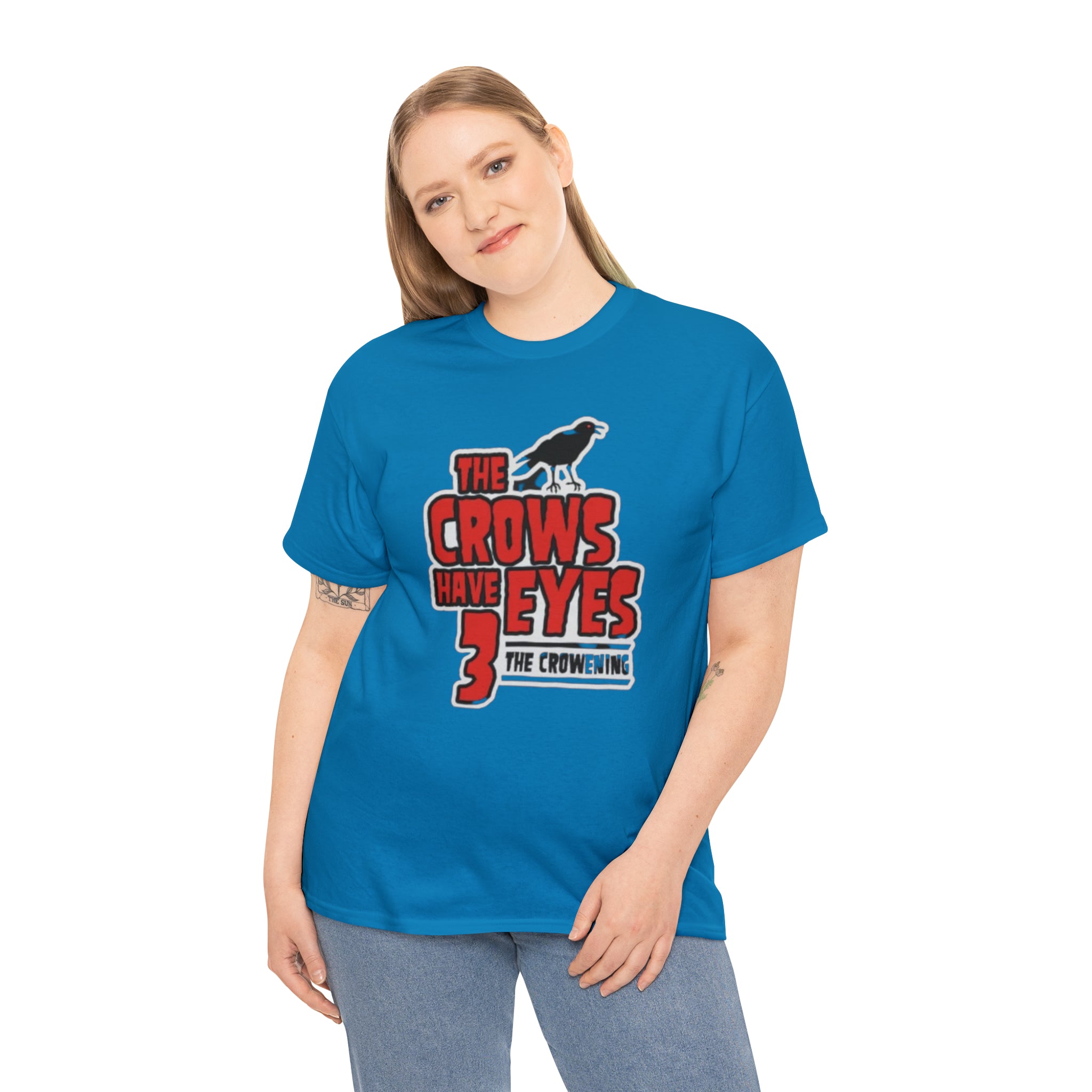 The Crows have eyes 3- Unisex Heavy Cotton T-Shirt - Creations by Chris and Carlos