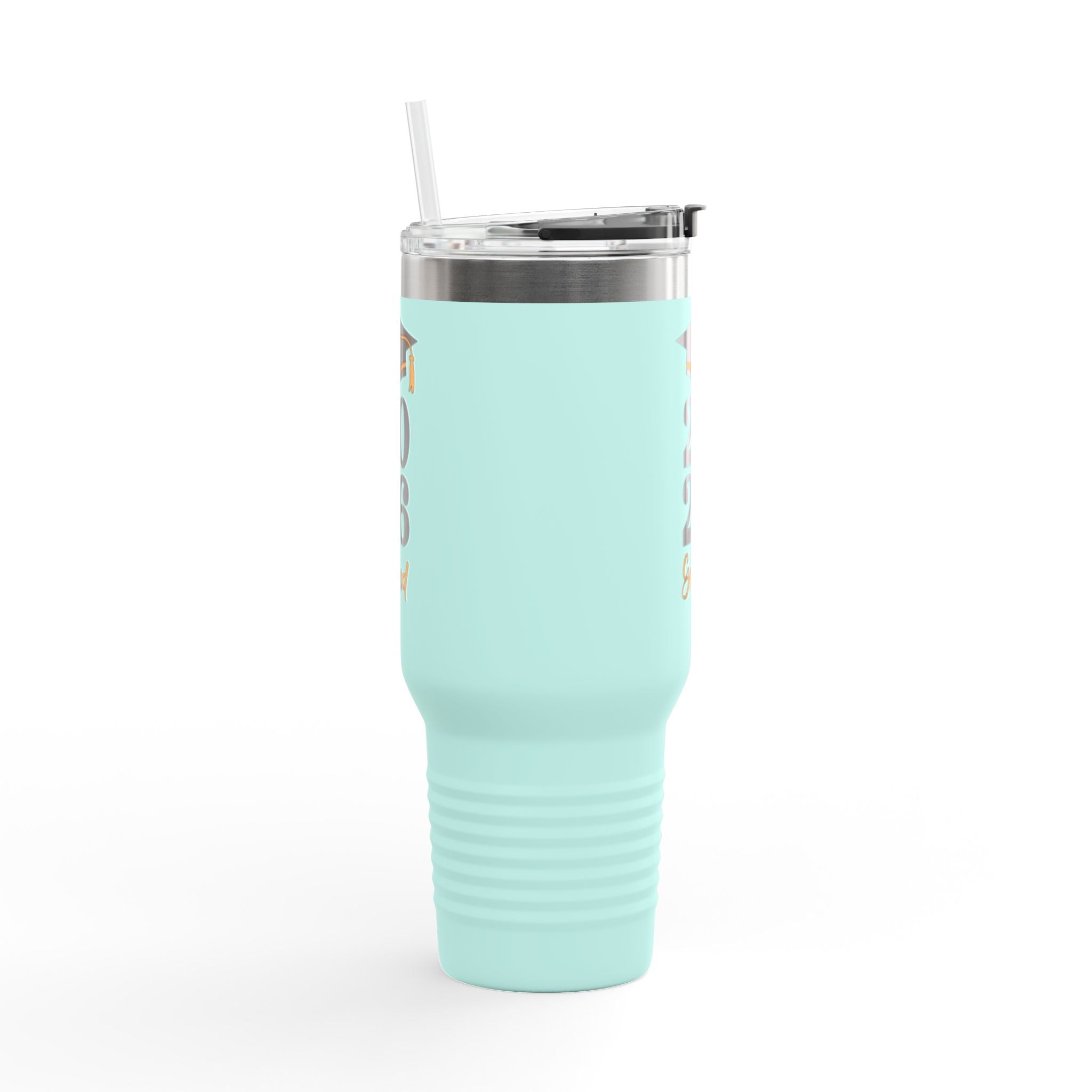 2026 Grad Insulated Travel Mug – 40oz Stainless Tumbler with Lid & Straw - Creations by Chris and Carlos