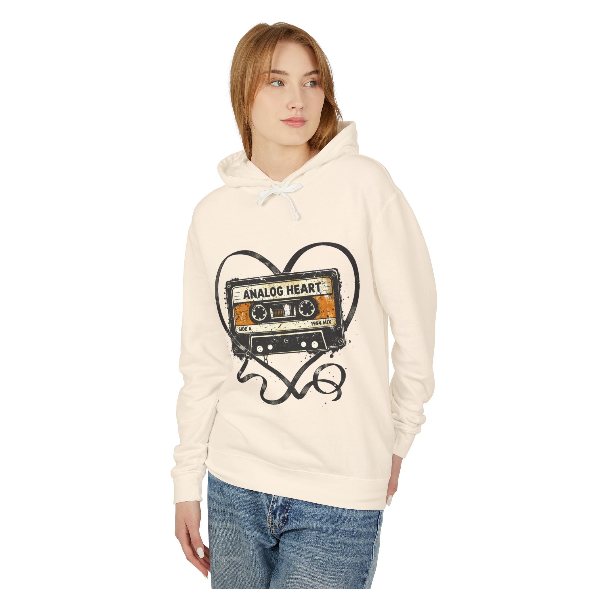 Analog Heart Cassette Hoodie - Creations by Chris and Carlos