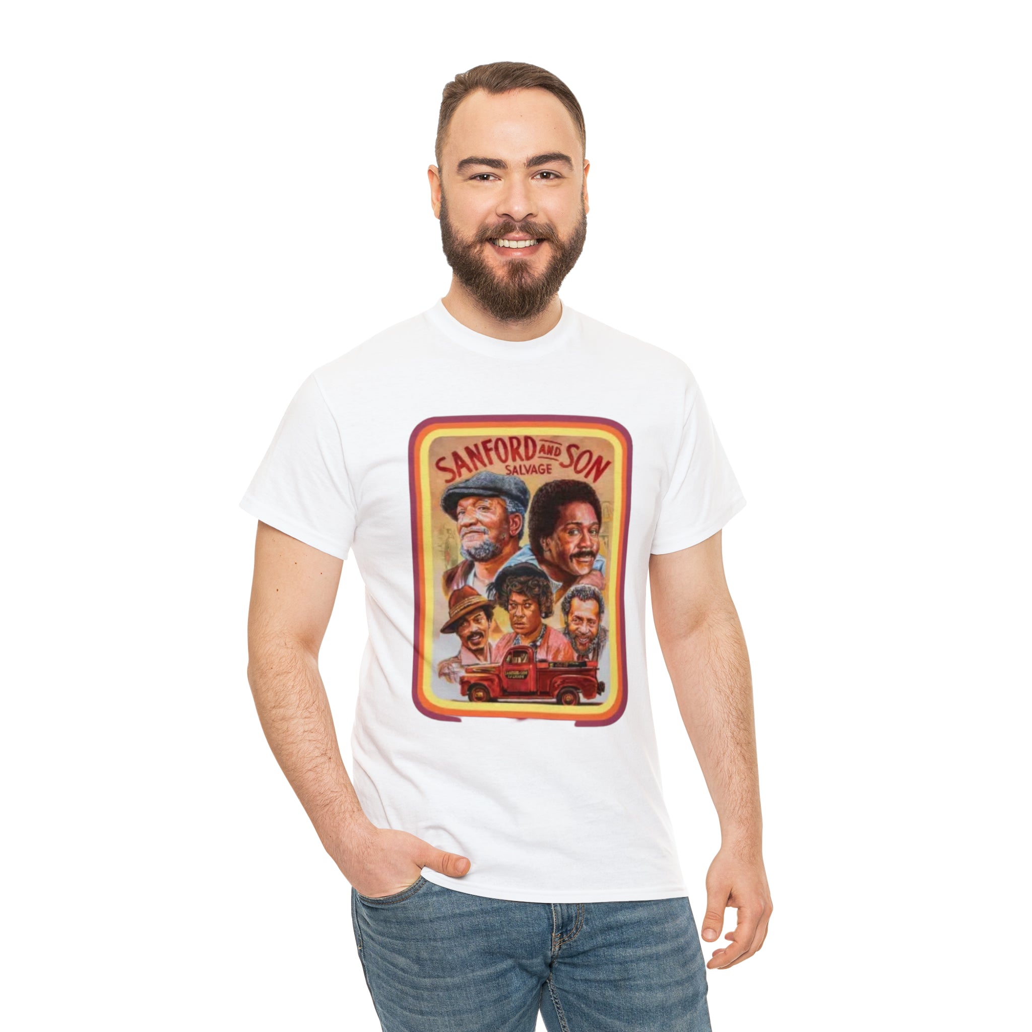 Sandford and Son 70's TV Show- Unisex Heavy Cotton T-Shirt - Creations by Chris and Carlos