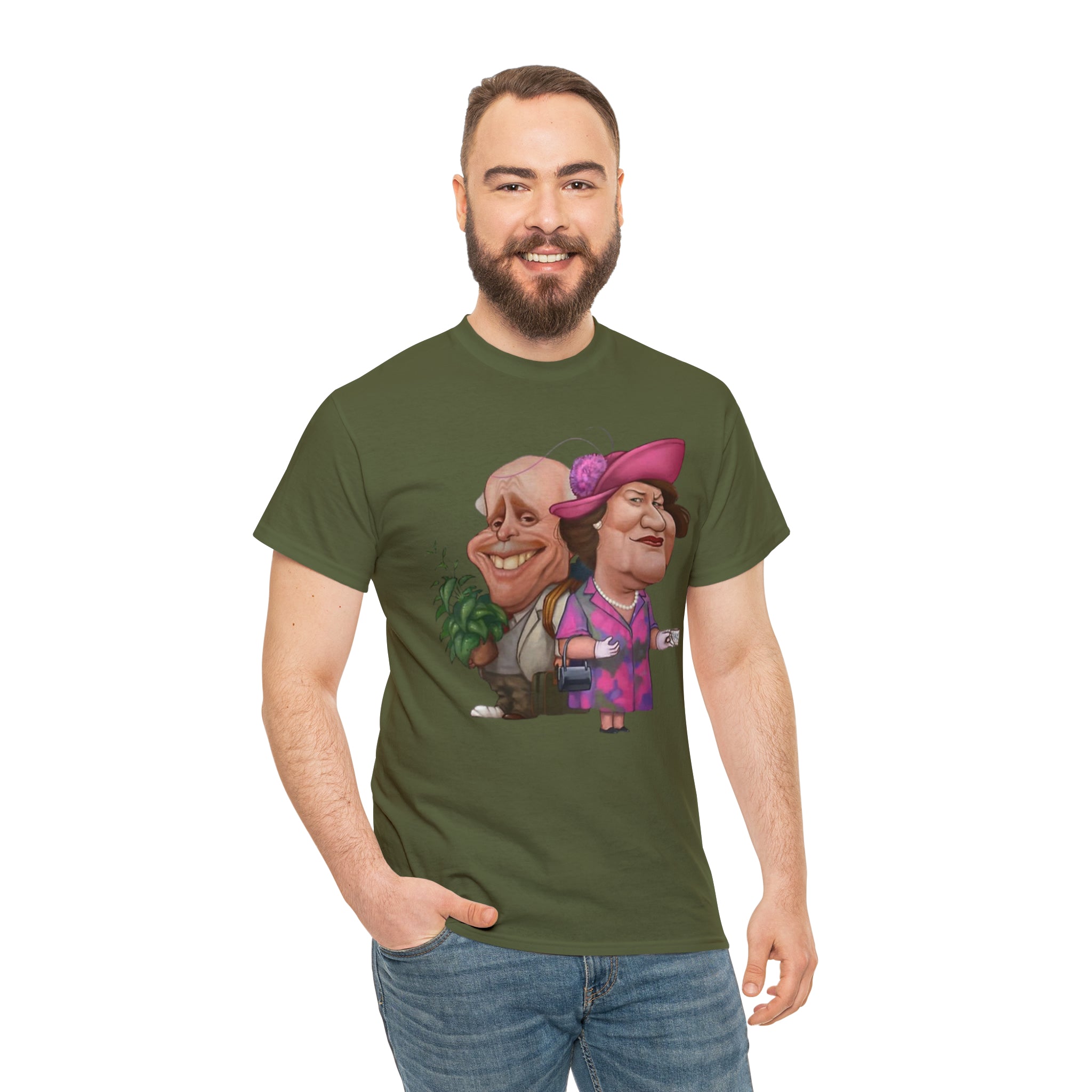 Keeping Up Appearances 90's TV Show-Unisex Heavy Cotton T-Shirt - Creations by Chris and Carlos
