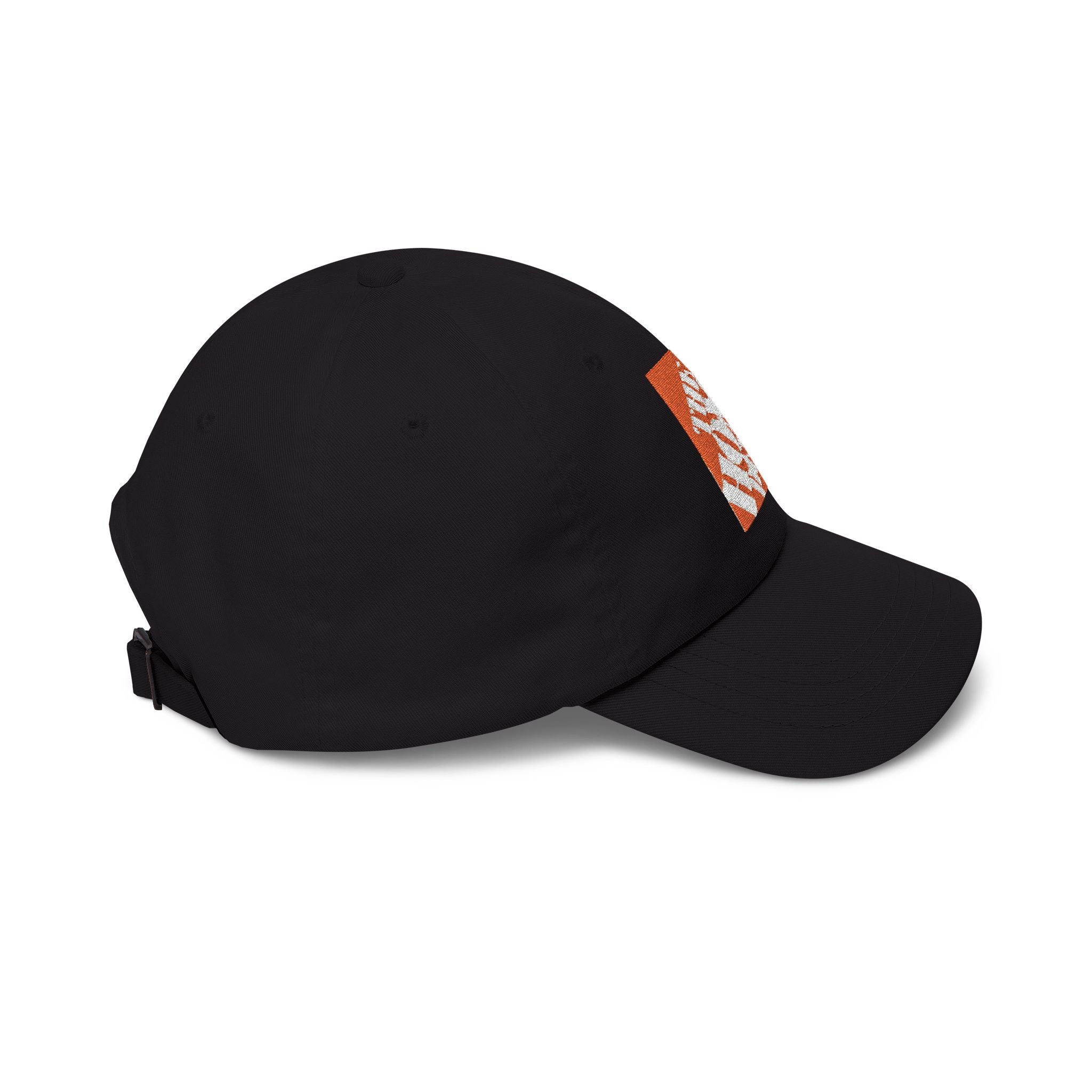 Dad Cap — Embroidered Orange Home Depot Logo Baseball Hat - Creations by Chris and Carlos