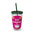 Dunkin Donuts- Inspired DunKings Tumbler with Straw, 16oz