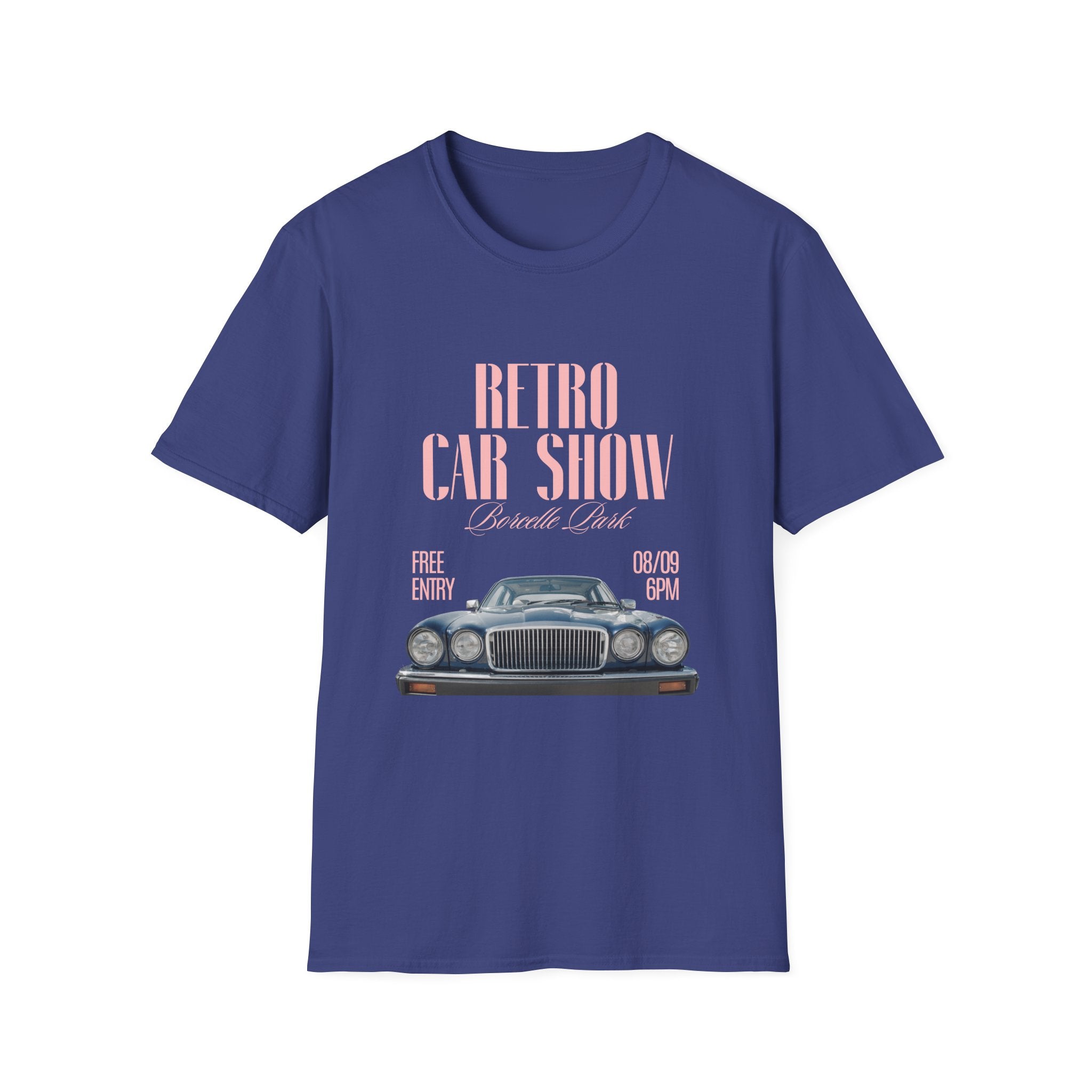 Retro Car Show T-Shirt — Vintage Classic Car Event Tee - Creations by Chris and Carlos