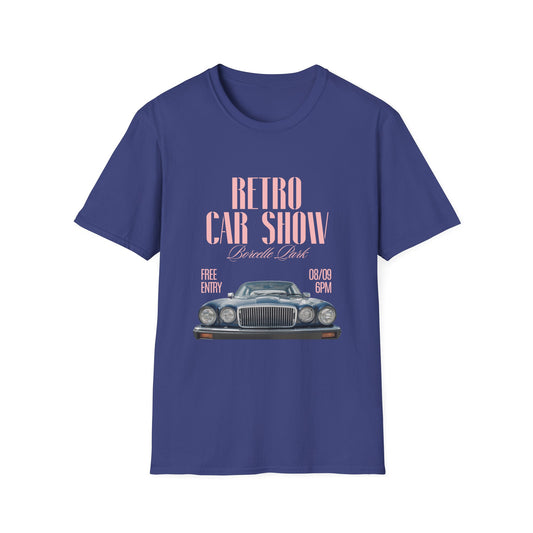 Retro Car Show T-Shirt — Vintage Classic Car Event Tee - Creations by Chris and Carlos
