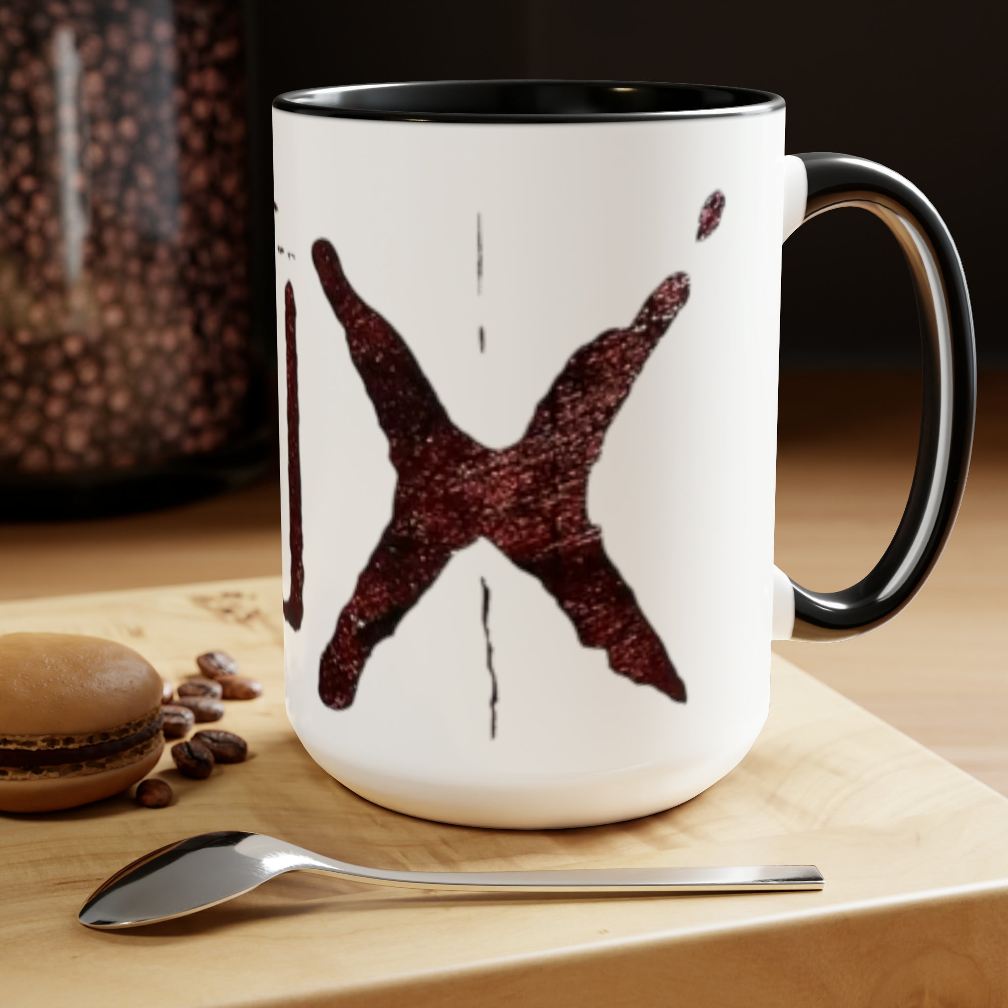 Saw X Movie-  Two-Tone Coffee Mugs, 15oz - Creations by Chris and Carlos
