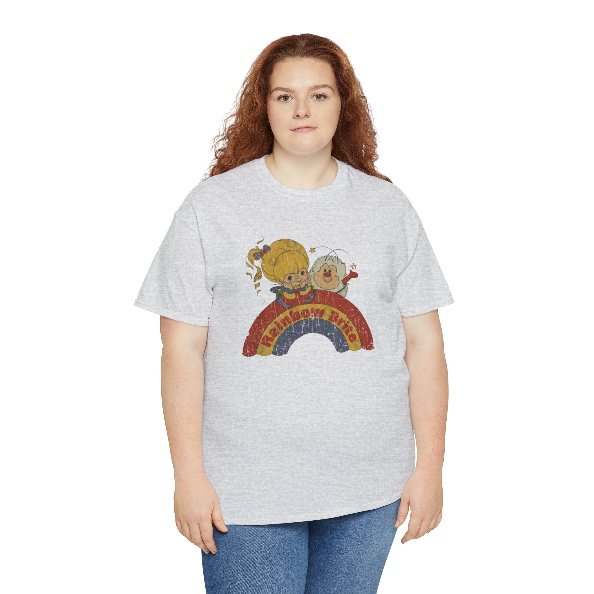 Rainbow Bright- Unisex Heavy Cotton T-Shirt - Creations by Chris and Carlos