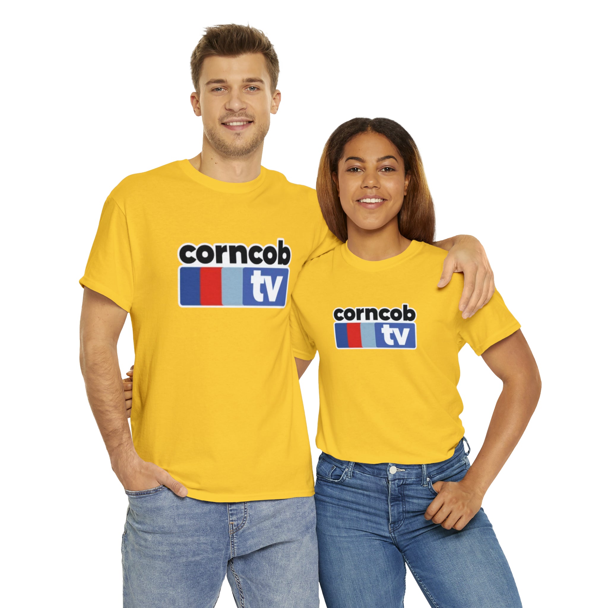 Corncob Tv- Unisex Heavy Cotton T-Shirt - Creations by Chris and Carlos