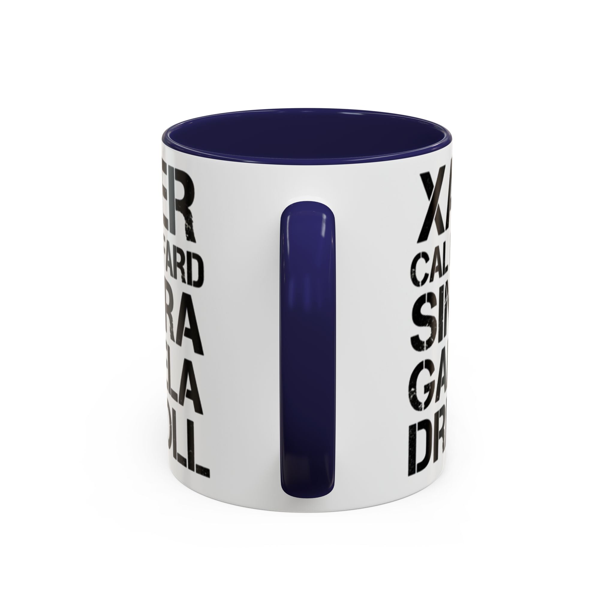 Paradise TV Show Typography Names Accent Coffee Mug — Bold Black Name List Design (11/15oz) - Creations by Chris and Carlos