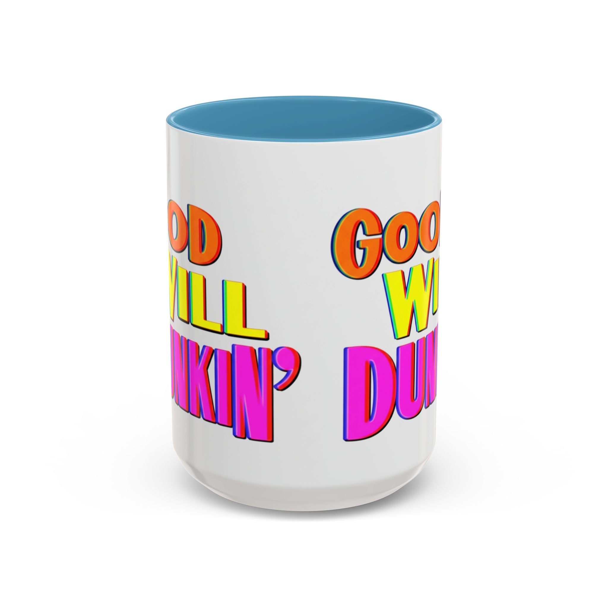 Good Will Dunkin' Coffee Mug — Colorful Retro Donut Lover Gift (11/15oz) - Creations by Chris and Carlos
