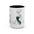 Fashion Sketch Accent Coffee Mug — Chic Hand-Drawn Dress Illustration (11/15 oz) - Creations by Chris and Carlos