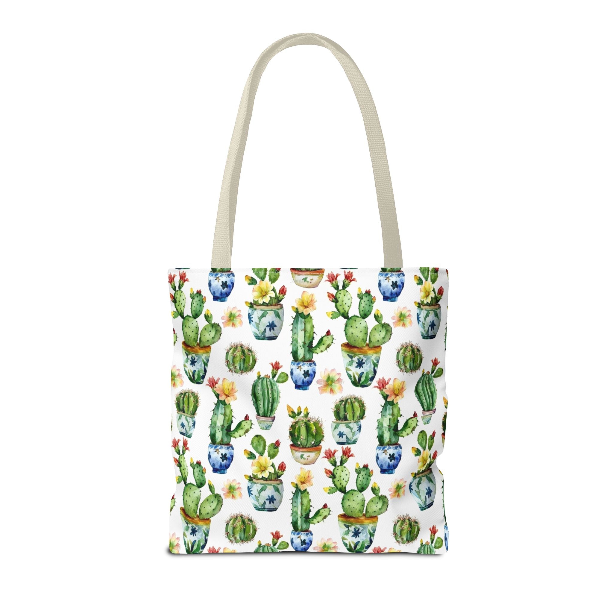 Sol y Alegría (Sun and Joy) Collection- Cactus Succulent Pattern Microfiber Blanket Soft Velveteen Throw for Home & Garden Lovers Cactus Watercolor Tote Bag – Floral Potted Succulent Pattern All-Over Print - Creations by Chris and Carlos