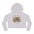 Cropped Hoodie — 'Love Shack Rose Cottage' Vintage Floral Cottagecore Sweatshirt