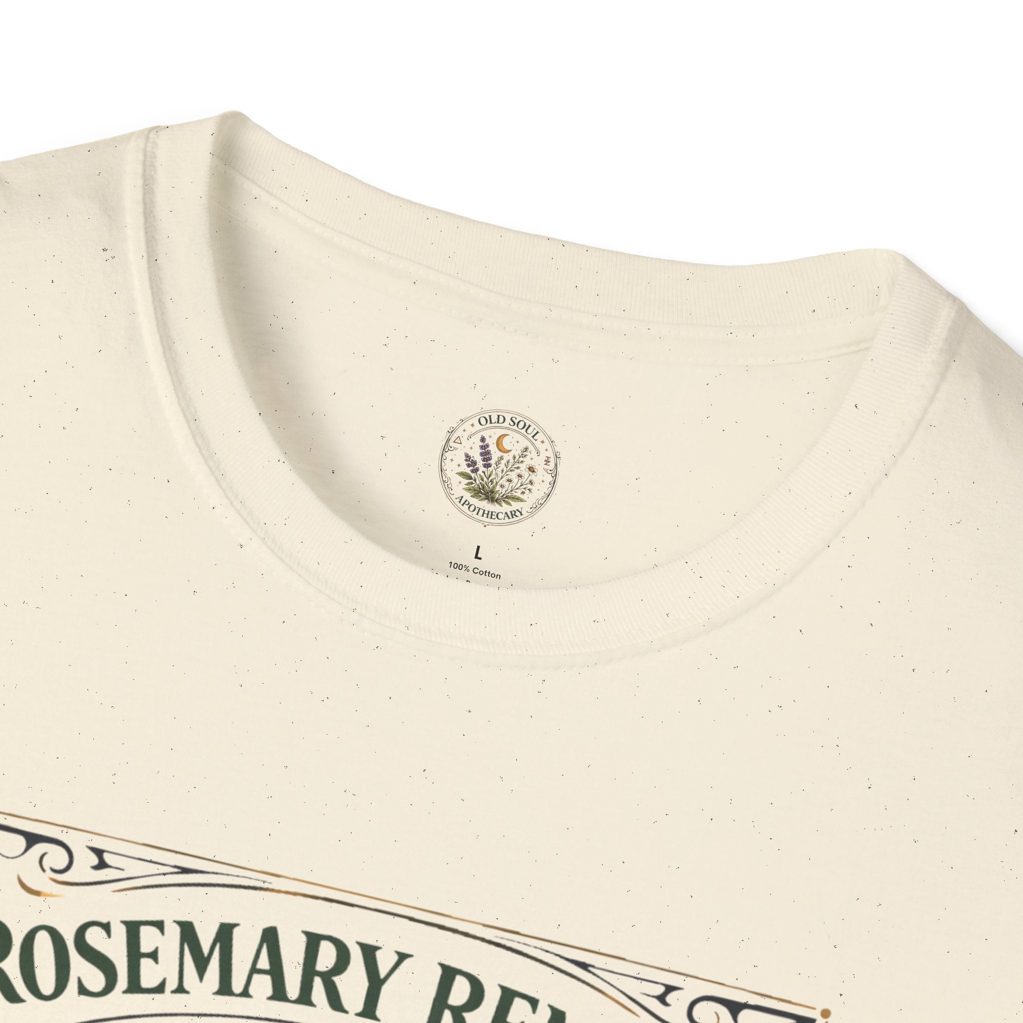 Old Soul Apothecary Rosemary Remedy T-Shirt – Botanical Herbal Remedy Tee - Creations by Chris and Carlos