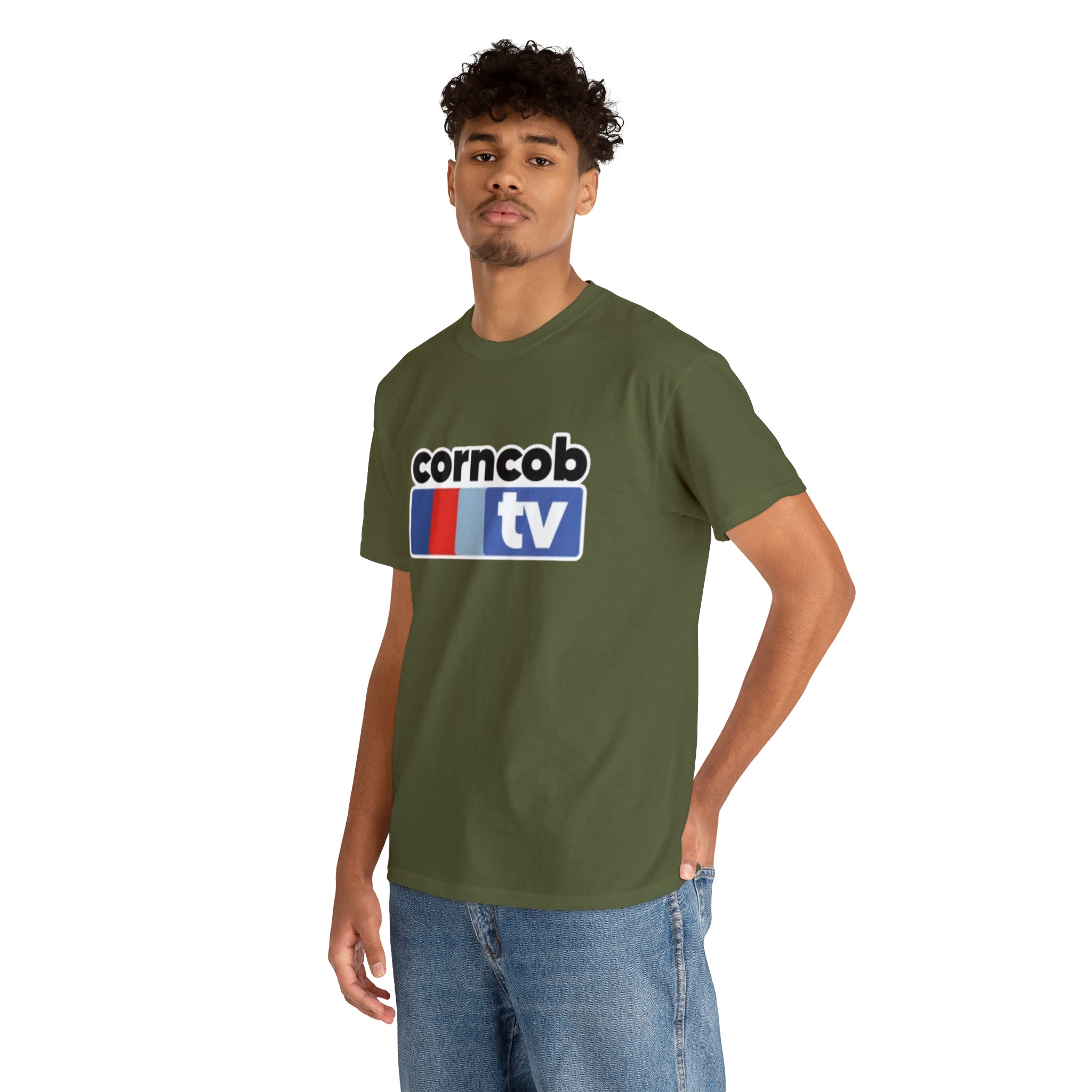 Corncob Tv- Unisex Heavy Cotton T-Shirt - Creations by Chris and Carlos