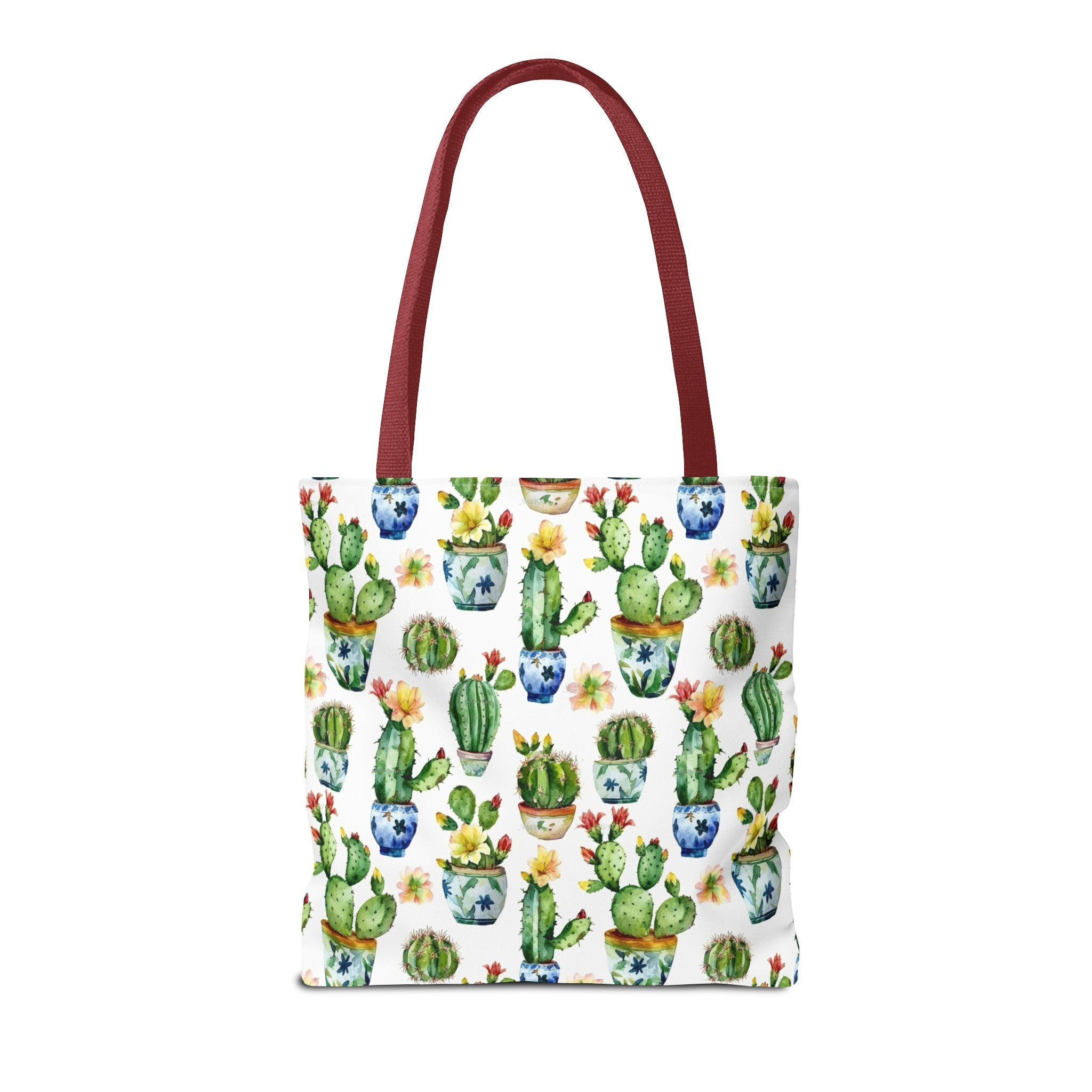 Sol y Alegría (Sun and Joy) Collection- Cactus Succulent Pattern Microfiber Blanket Soft Velveteen Throw for Home & Garden Lovers Cactus Watercolor Tote Bag – Floral Potted Succulent Pattern All-Over Print - Creations by Chris and Carlos