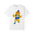 Retro Ray Yellow Mascot Graphic T-Shirt — 'GMA' Cheerful RAY Fuzzy Bear Tee