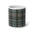 The Alpine Core Collection- 20oz Plaid Jumbo Mug — Dark Green & Gray Tartan Coffee Cup