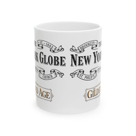 New York Vintage Newspaper Ceramic Mug — The Gilded Age Design (11oz, 15oz) - Creations by Chris and Carlos