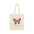 Mariposa- Bolso tote de lona de algodón