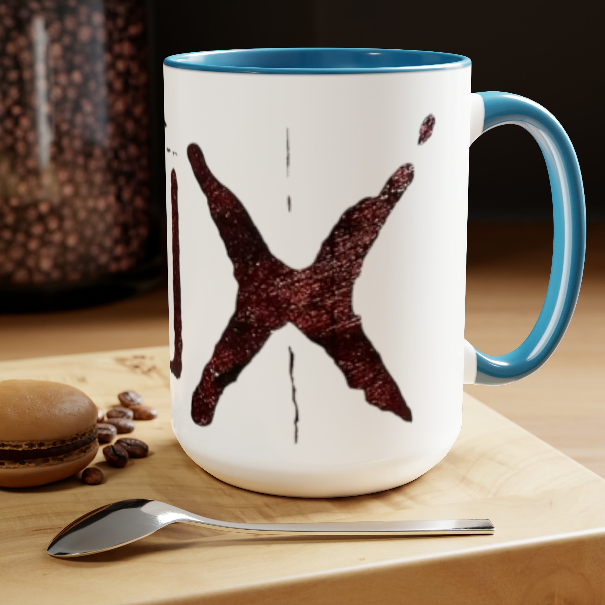Saw X Movie-  Two-Tone Coffee Mugs, 15oz - Creations by Chris and Carlos