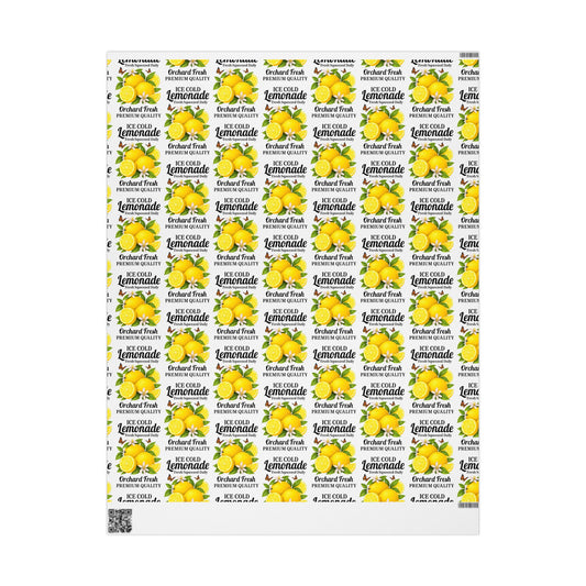 Lemonade Gift Wrap — Citrus Lemon Wrapping Paper Roll - Creations by Chris and Carlos