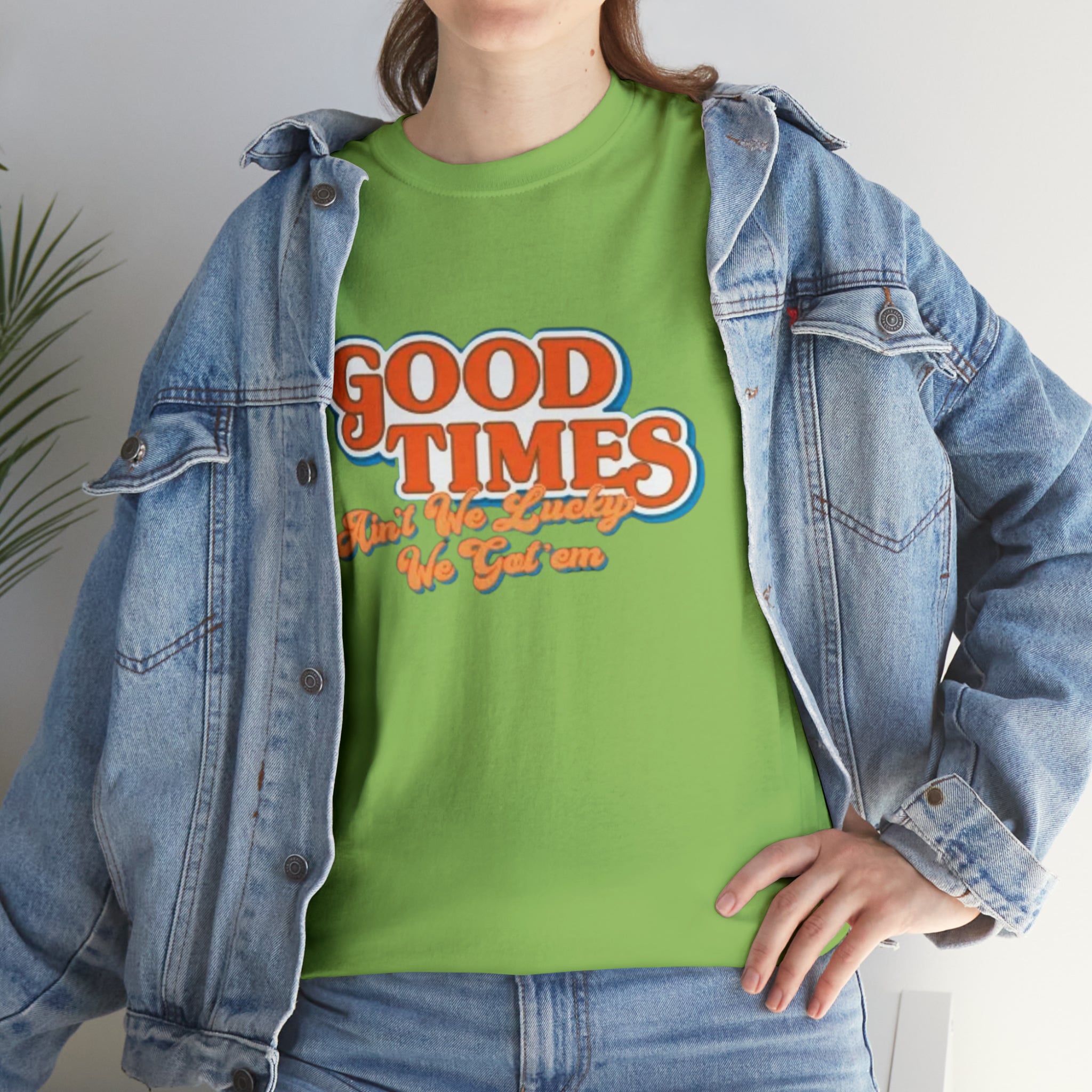 Good Times 70's TV Show- Unisex Heavy Cotton T-Shirt - Creations by Chris and Carlos