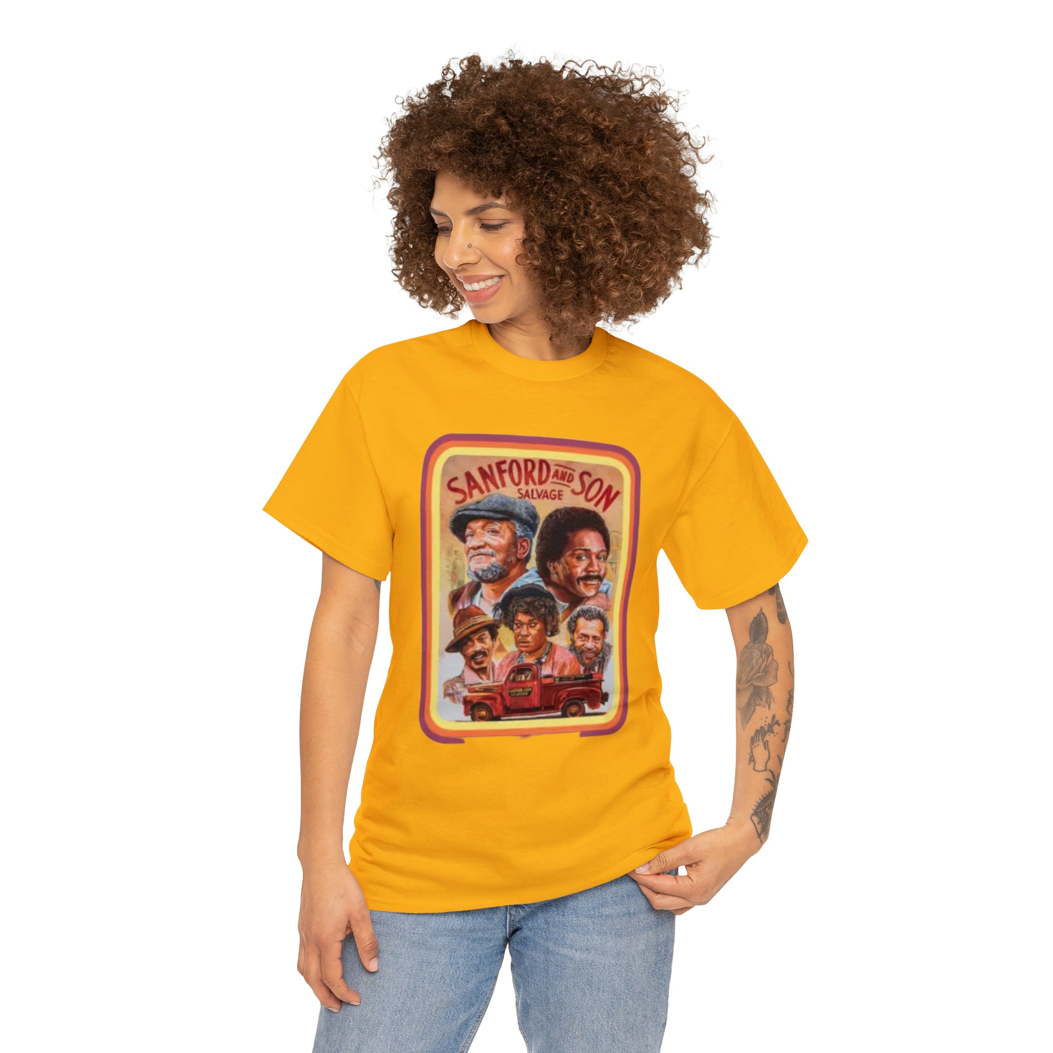 Sandford and Son 70's TV Show- Unisex Heavy Cotton T-Shirt - Creations by Chris and Carlos
