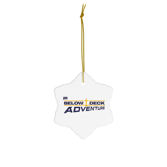 Below Deck Adventure- Ceramic Ornament, 4 Shapes - Creations by Chris and Carlos