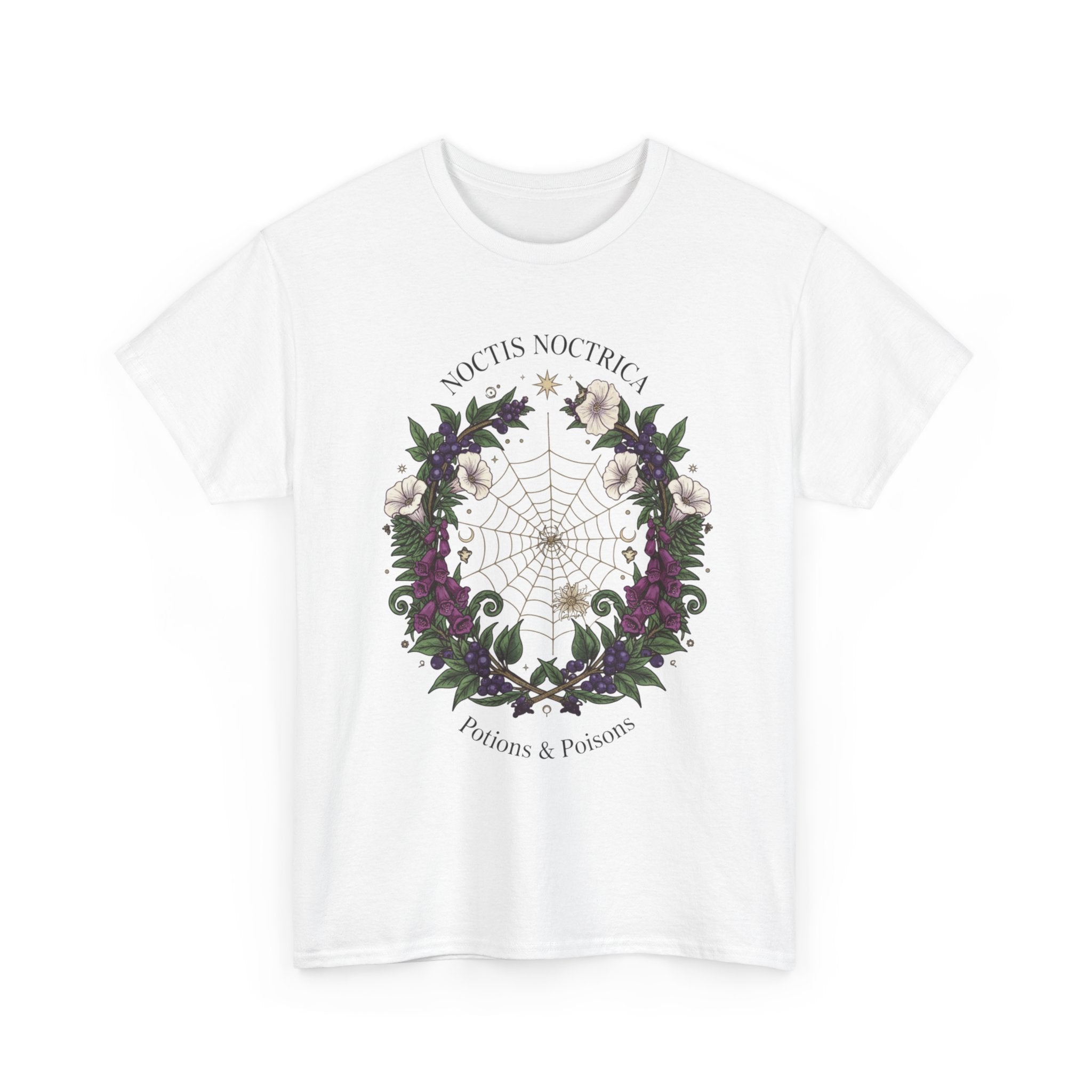 Floral Dreamcatcher Tee — "Noctis Noctraq" Protection & Purification T-Shirt - Creations by Chris and Carlos