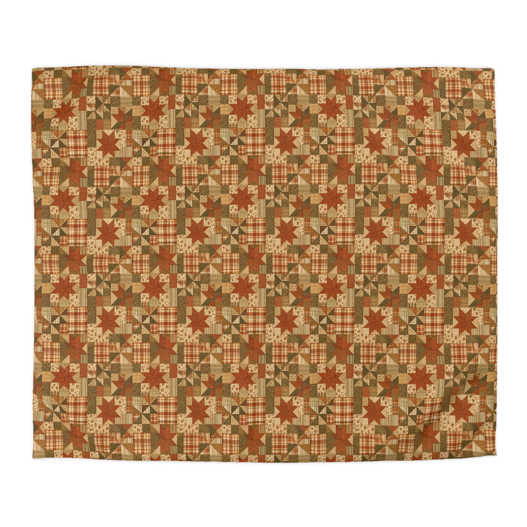Old Soul Harvest™ Vintage Quilt Blocks Duvet Cover - Duvet Cover from Old Soul Harvest Bedding