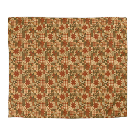 Old Soul Harvest™ Vintage Quilt Blocks Duvet Cover - Duvet Cover from the Old Soul Harvest Bedding collection