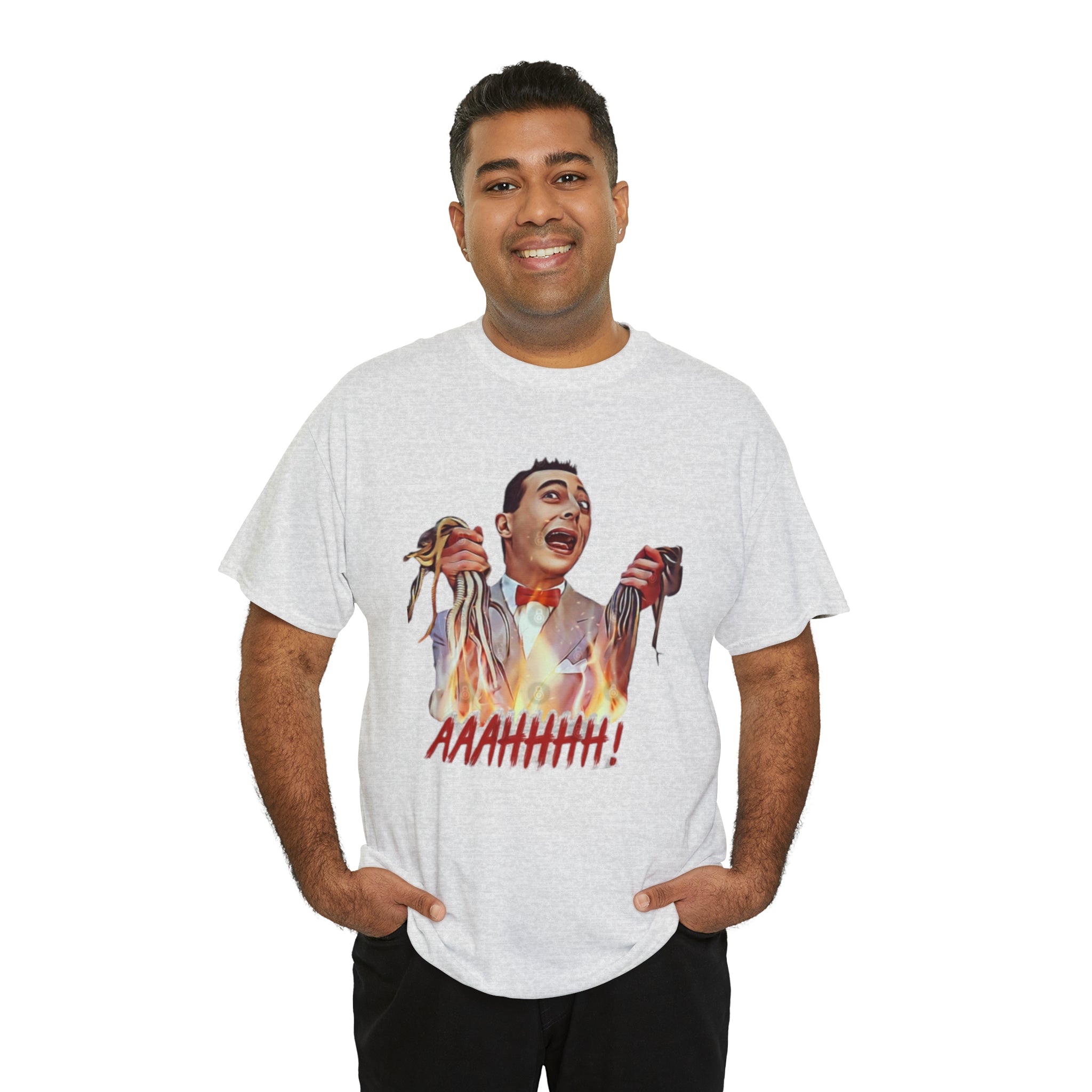 Pee Wee Herman-  Unisex Heavy Cotton T-Shirt - Creations by Chris and Carlos