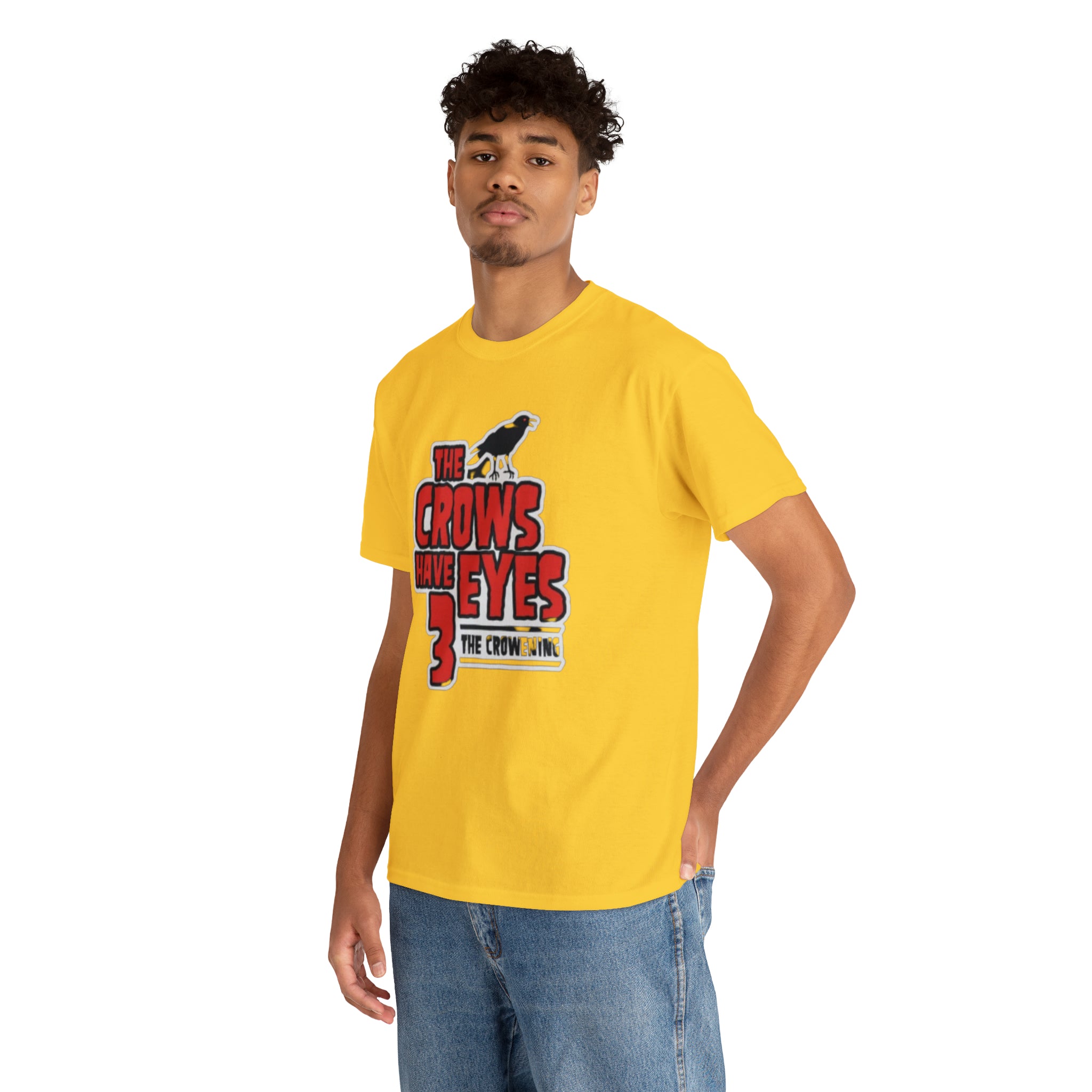The Crows have eyes 3- Unisex Heavy Cotton T-Shirt - Creations by Chris and Carlos