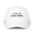 Dad Cap — "Stay In. Read More." Embroidered White Baseball Hat - Creations by Chris and Carlos