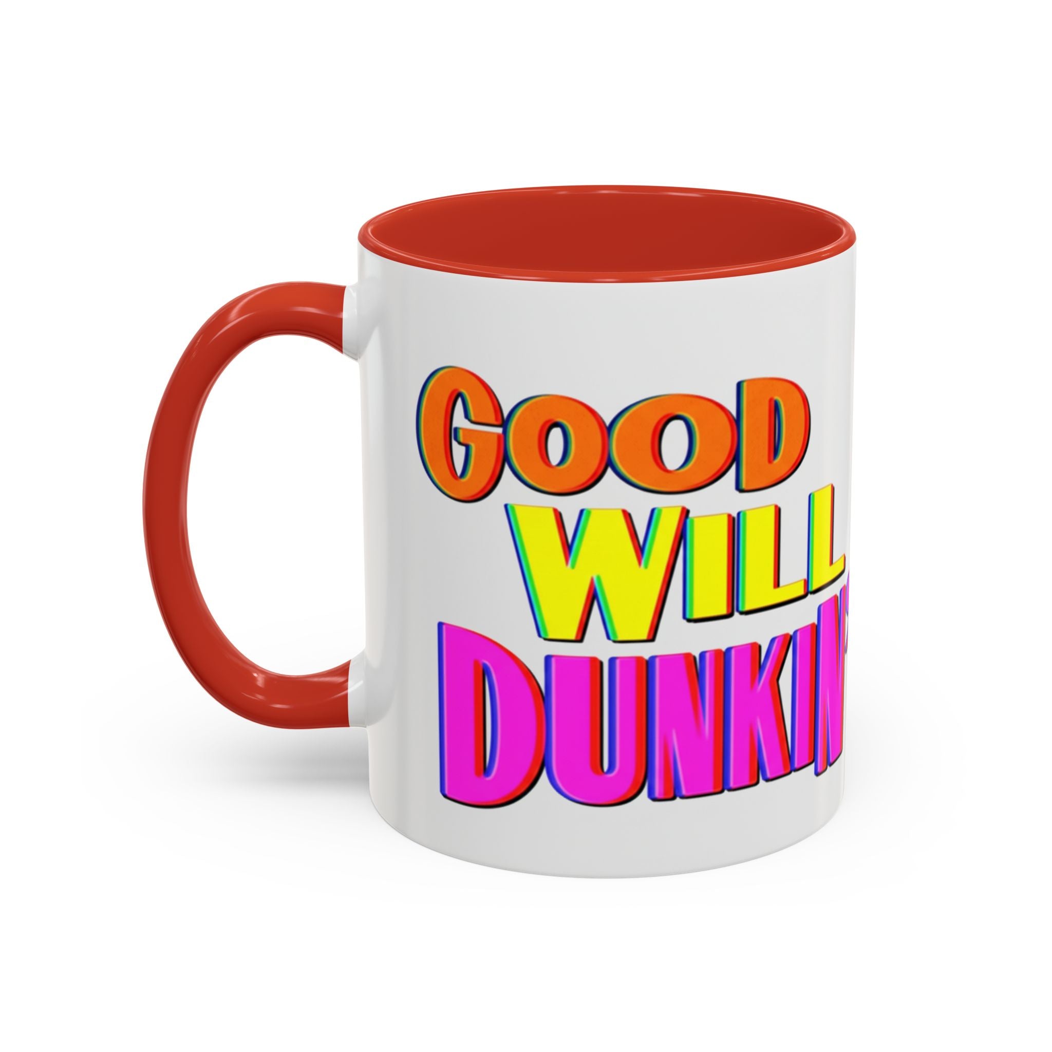 Good Will Dunkin' Coffee Mug — Colorful Retro Donut Lover Gift (11/15oz) - Creations by Chris and Carlos