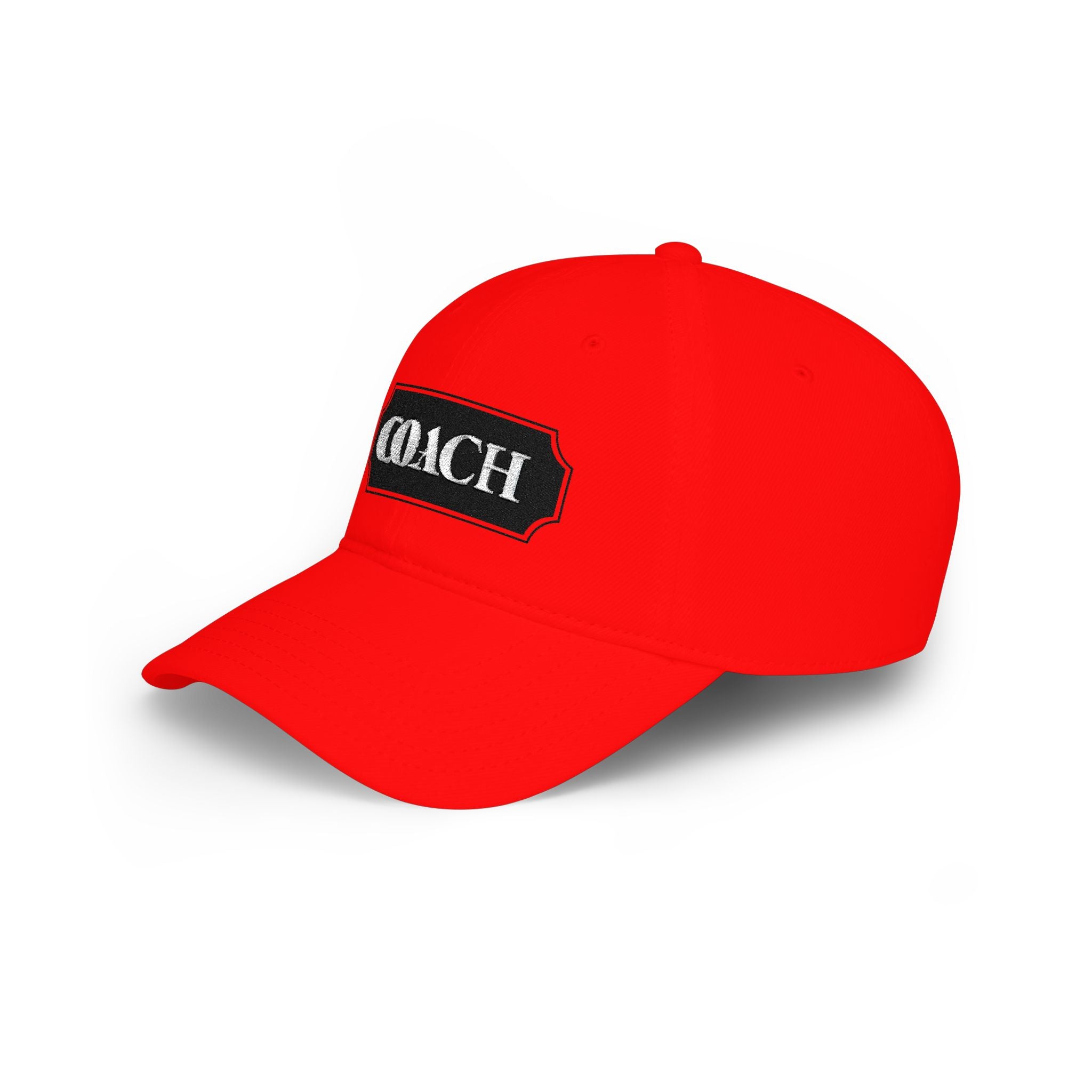 Coach Embroidered Patch Baseball Cap — Low Profile Coach Hat - Creations by Chris and Carlos