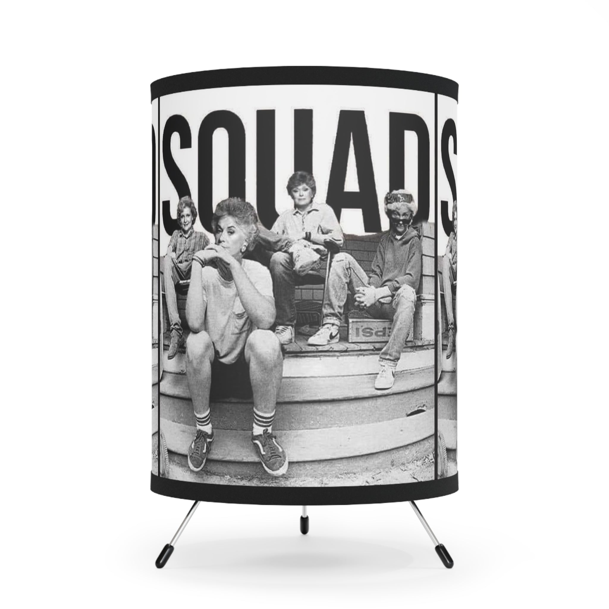 The Golden Girls 80's TV Show- Tripod Lamp with High-Res Printed Shade, US\CA plug - Creations by Chris and Carlos