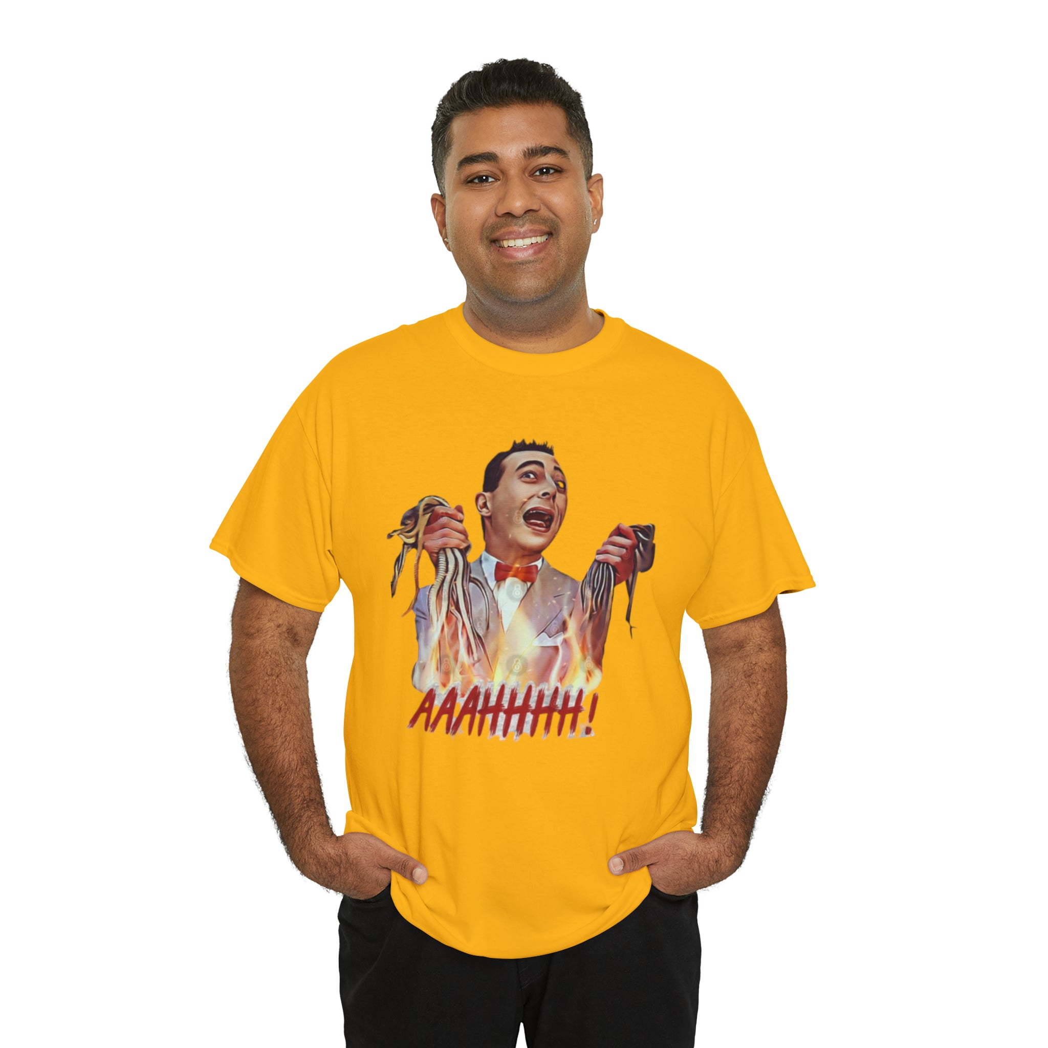 Pee Wee Herman-  Unisex Heavy Cotton T-Shirt - Creations by Chris and Carlos