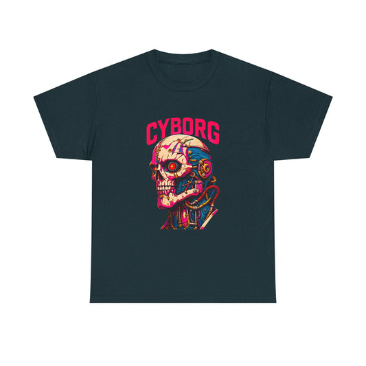 Cyborg Unisex Heavy Cotton Tee - Creations by Chris and Carlos