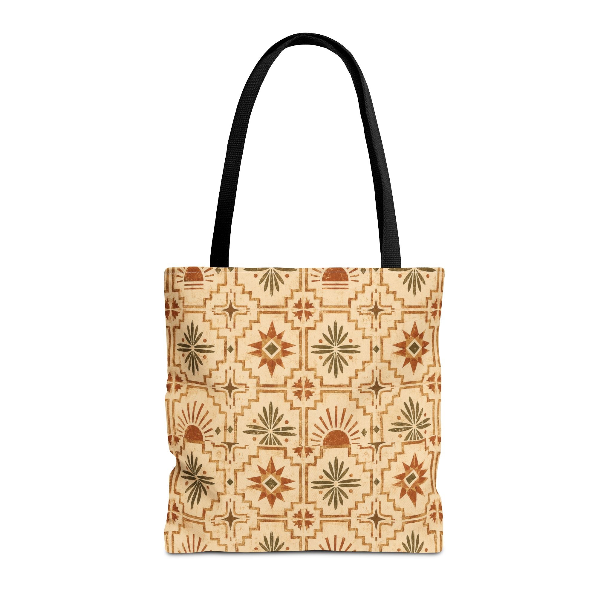 Southwest Geometric Tote Bag – Vintage Desert Pattern All-Over Print - Creations by Chris and Carlos