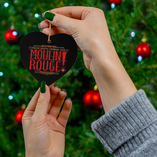 Moulin Rouge- Ceramic Ornament, 4 Shapes - Creations by Chris and Carlos