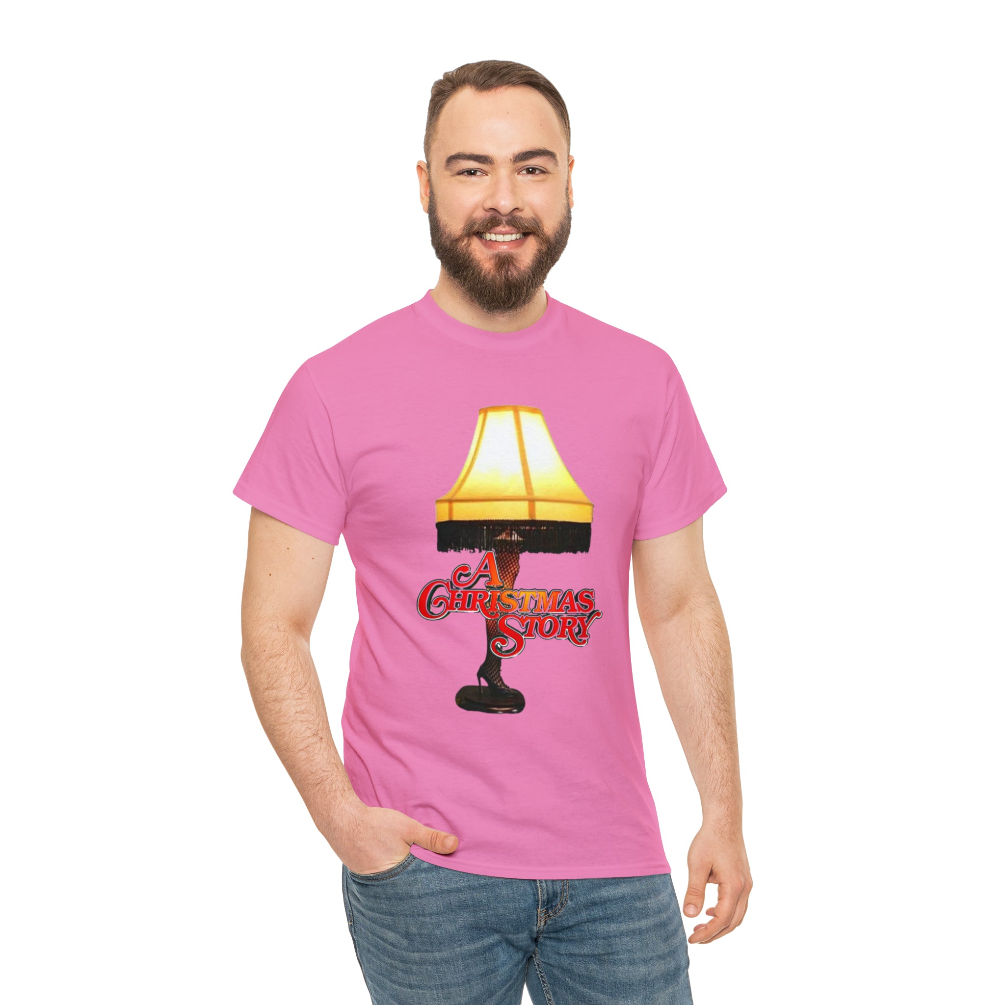 A Christmas Story- Leg Lamp Unisex Heavy Cotton T-Shirt - Creations by Chris and Carlos