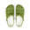 Green Leaf Pattern EVA Foam Clogs — Lightweight Garden & Casual Slip-On Shoes