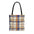 The Tailgate Crew- Stylish Plaid Tote Bag, Trendy Beach Bag, Reusable Shopping Tote